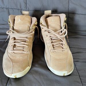 Jordan Women's Shoes in Tan and Gold
